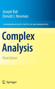 Complex Analysis Undergrad Texts Maths