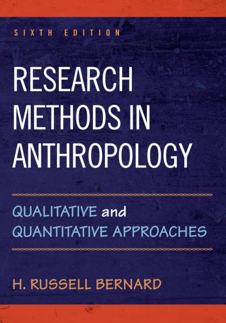 Research Methods In Anthropology