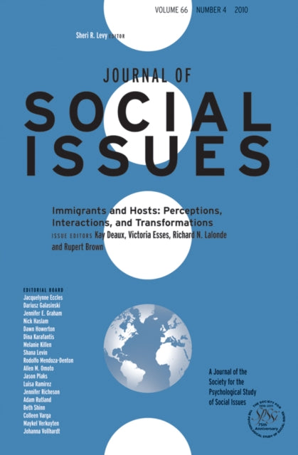 Immigrants And Hosts Perceptions Inter By Deaux,kay