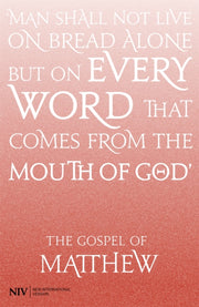 Niv Gospel Of Matthew By New International Ve