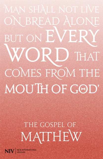 Niv Gospel Of Matthew By New International Ve