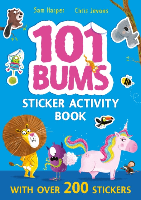 101 Bums Sticker Activity Book By Sam Harper