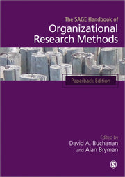 Sage Handbook Of Organizational Research By Unknown