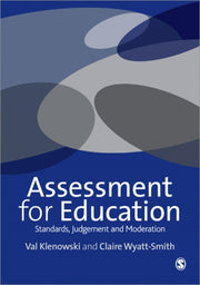 Assessment For Education By Klenowski, Valentina