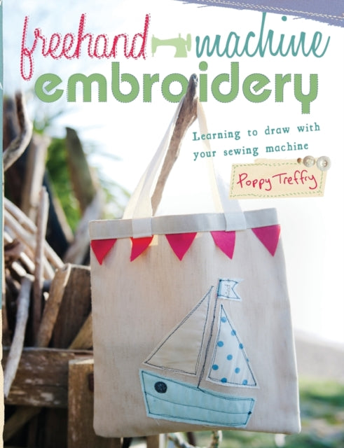 Freehand Machine Embroidery By Treffry, Poppy