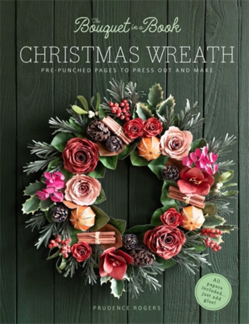 Bouquet In A Book Christmas Wreath By Rogers, Prudence