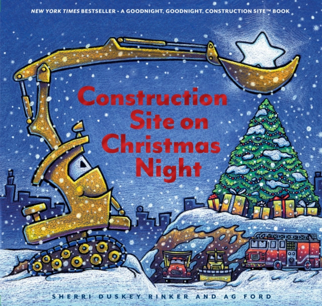 Construction Site On Christmas Night By Rinker, Sherri D