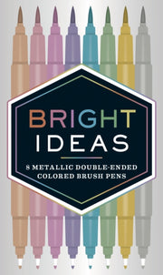 Metallic Double Ended Coloured Brush Pen