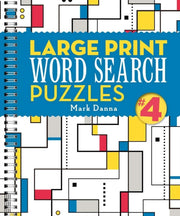 Large Print Word Search Puzzles 4 By Danna, Mark