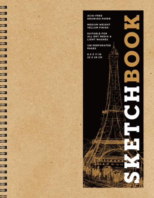 Sketchbook Basic Large Spiral Kraft