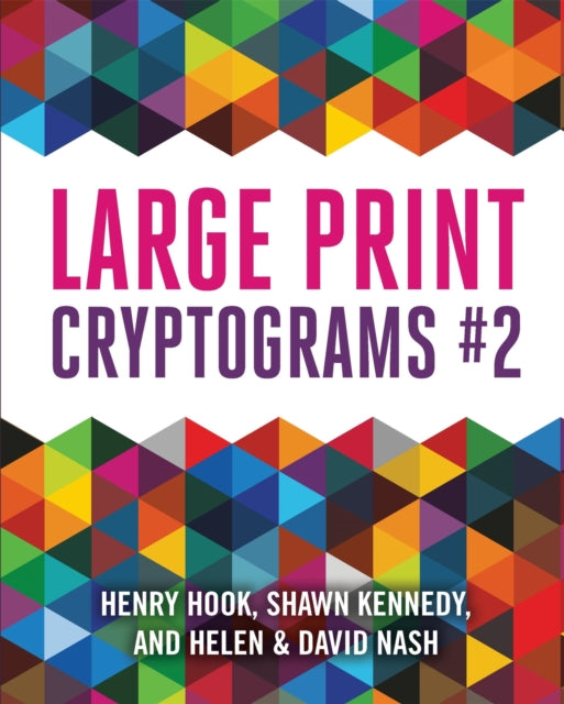 Large Print Cryptograms 2 By Nash, Helen