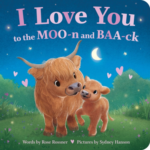 I Love You To The Moon & Baa K By Rossner, Rose