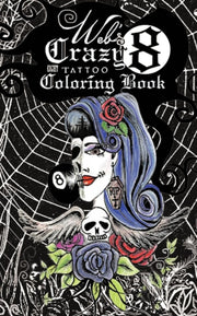 Web's Crazy 8 Tattoo Coloring Book: Cool