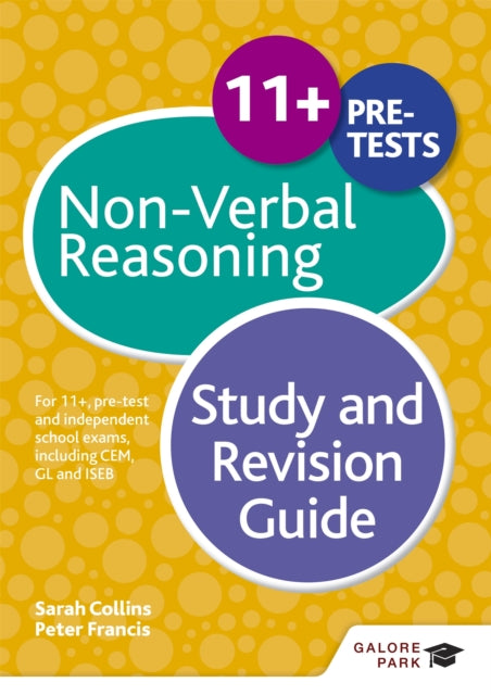 11+ Non Verbal Reason Study/revision Gde