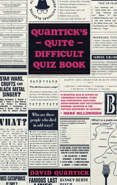 Quanticks Quite Difficult Quiz Book