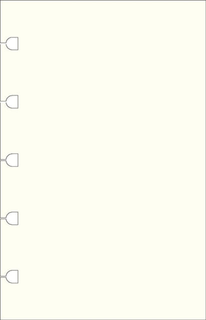 Filofax Pocket Notebook Plain Paper Refi
