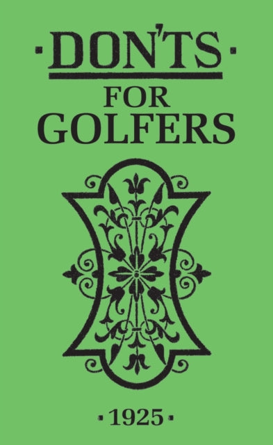Donts For Golfers