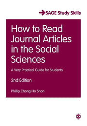 How To Read Journal Articles In The Soci