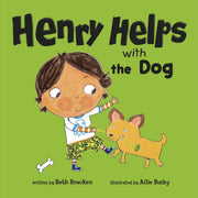 Henry Helps With The Dog