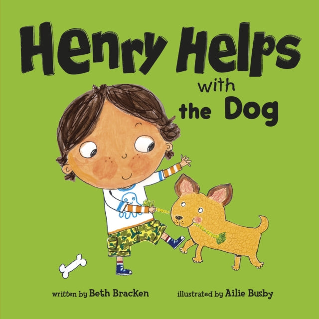 Henry Helps With The Dog