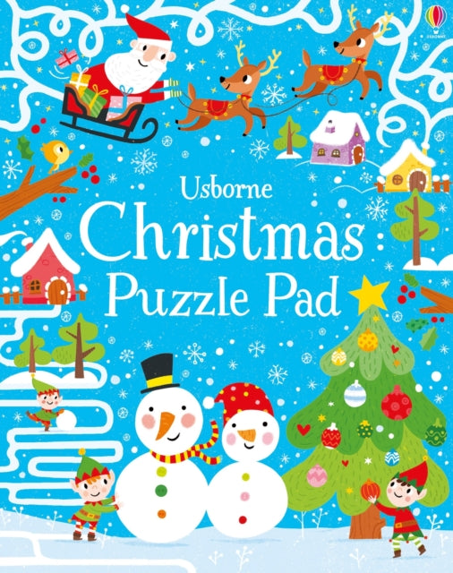Christmas Puzzles Pad By Tudhope, Simon