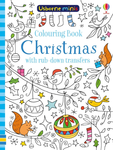 Colouring Book Christmas With Rub Down