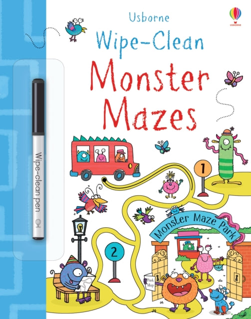 Wipe Clean Monster Mazes