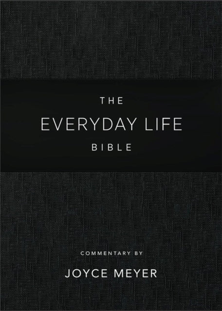 Everyday Life Bible Black Leatherluxe