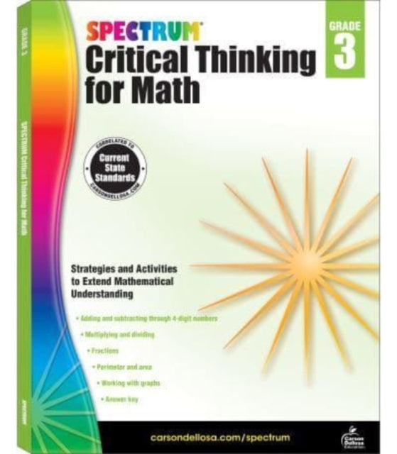 Spectrum Critical Thinking For Math Gr 3