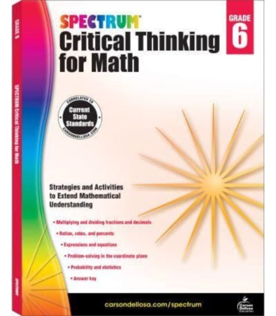 Spectrum Critical Thinking For Math Gr 6