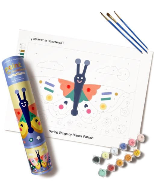 Kids Paint By Numbers Spring Wings Kit