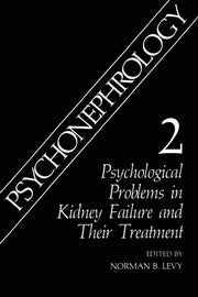 Psychonephrology 2: Psychological Proble