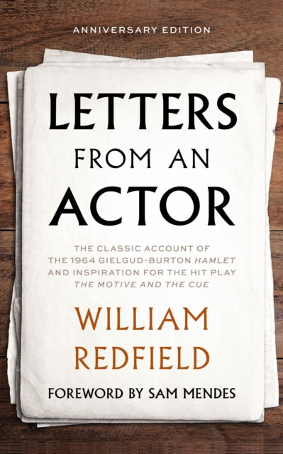 Letters From An Actor By Redfield, William