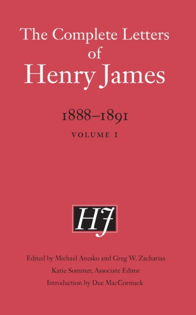 Complete Letters Of Henry James 18881891
