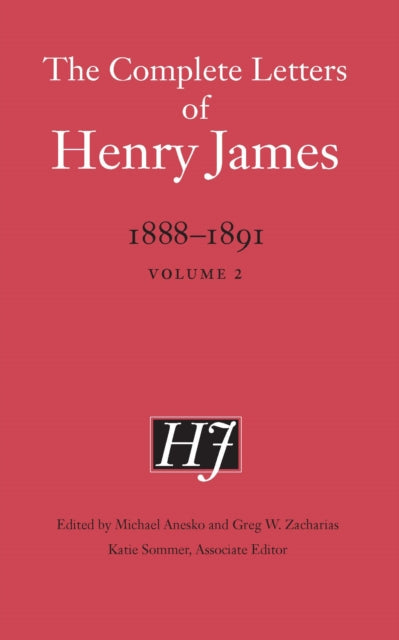 Complete Letters Of Henry James 18881891