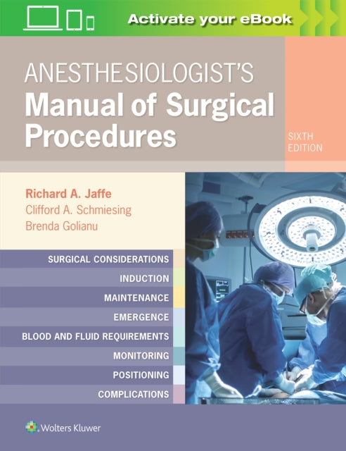 Anesthesiologists Manual Surg Proc 6e
