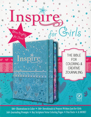 Inspire Bible For Girls Metallic Blue By <![cdata[]]>
