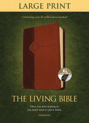 Living Bible Large Print Ed Tutone The