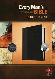 Every Mans Bible Nlt Large Print Tutone
