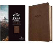 Nlt The One Year Bible For Men Rustic Br By Arterburn, Stephen