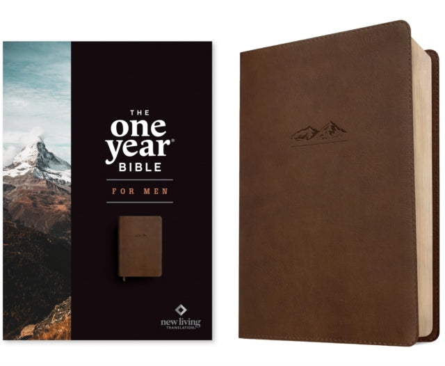 Nlt The One Year Bible For Men Rustic Br By Arterburn, Stephen