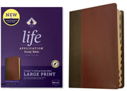 Nkjv Life Application Study Bib E03 Lp By Nkjv Rl Lthr Brwn Ma