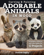 Carving Painting Adorable Animals In Woo