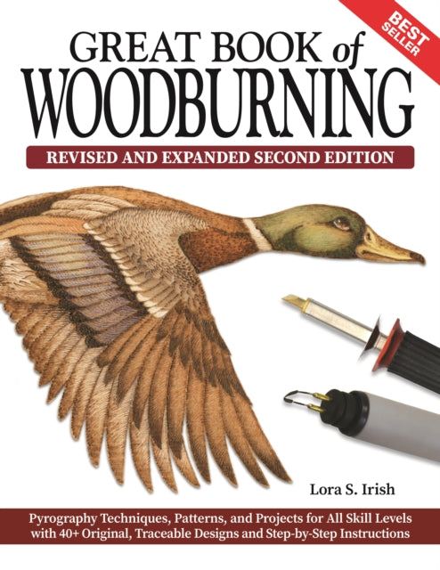 Great Book Of Woodburning By Irish, Lora S