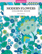 Modern Flower Coloring Book