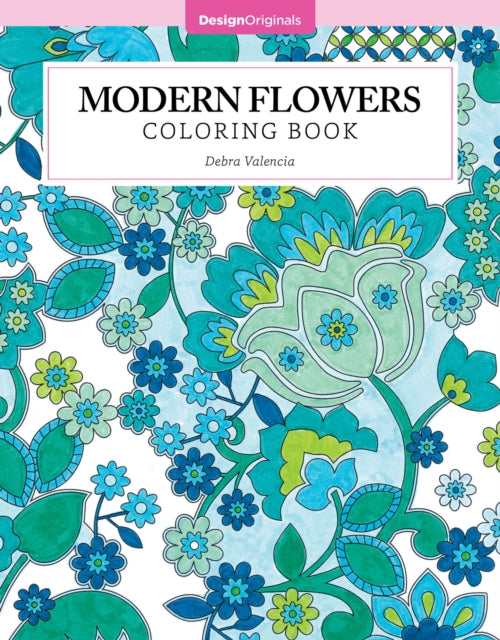 Modern Flower Coloring Book