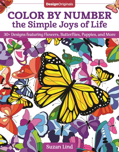 Color By Number Simple Joys Of Life By Lind, Suzan