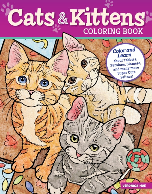 Cats & Kittens Coloring Book
