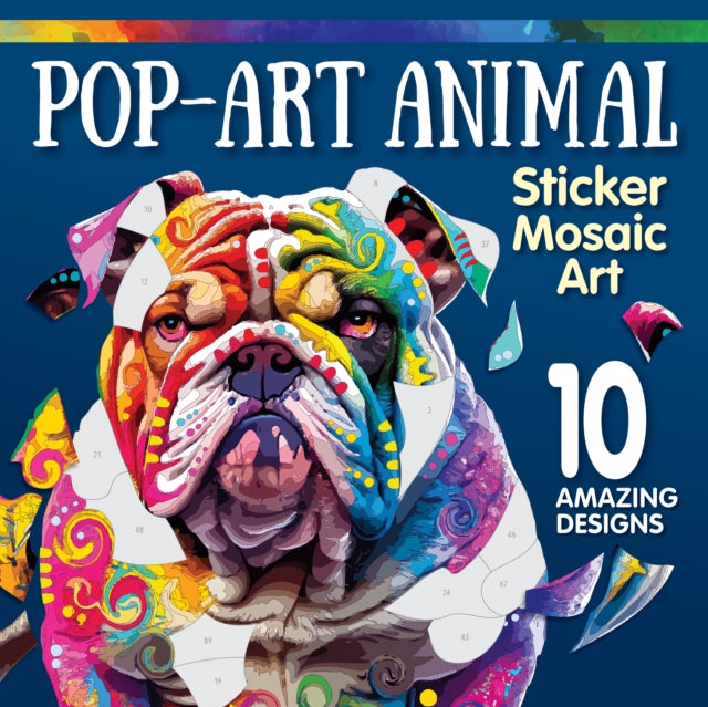 Pop Art Animal Sticker Mosaic Art