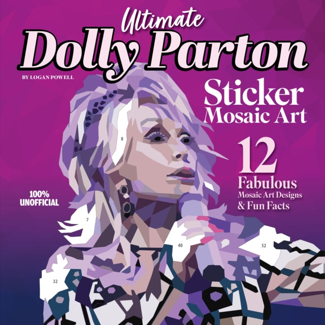 Ultimate Dolly Parton Sticker Mosaic Art By Powell, Logan